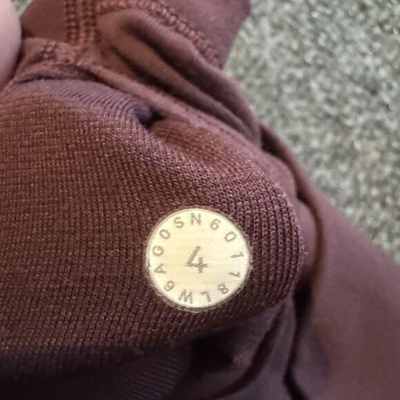 Lululemon Wunder Under Crop (Hi-Rise) 21" Deep Luxe W6AG0S Women's Size 4 - Picture 10 of 10